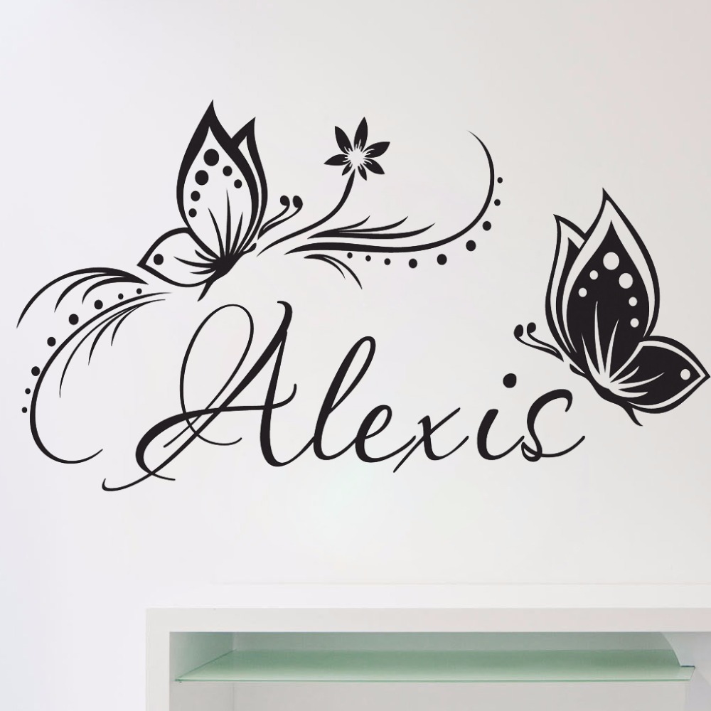 Spersonalizowana nazwa i motyl – Baby Girl Nursery Quotes recenzja i cena