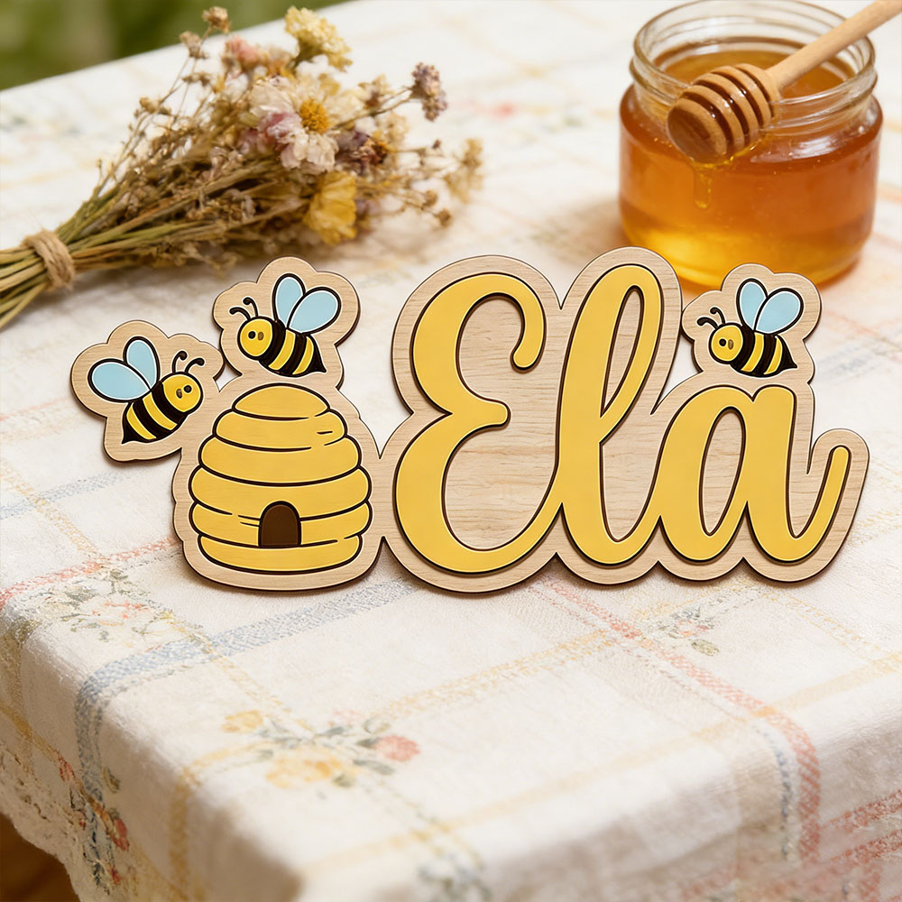 Spersonalizowany, uroczy drewn – Baby Nursery Decor Girl recenzja i cena