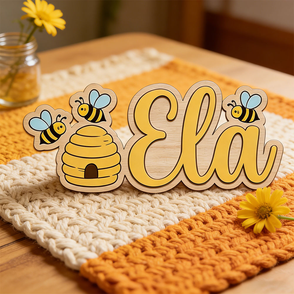 Spersonalizowany, uroczy drewn – Baby Nursery Decor Girl recenzja i cena