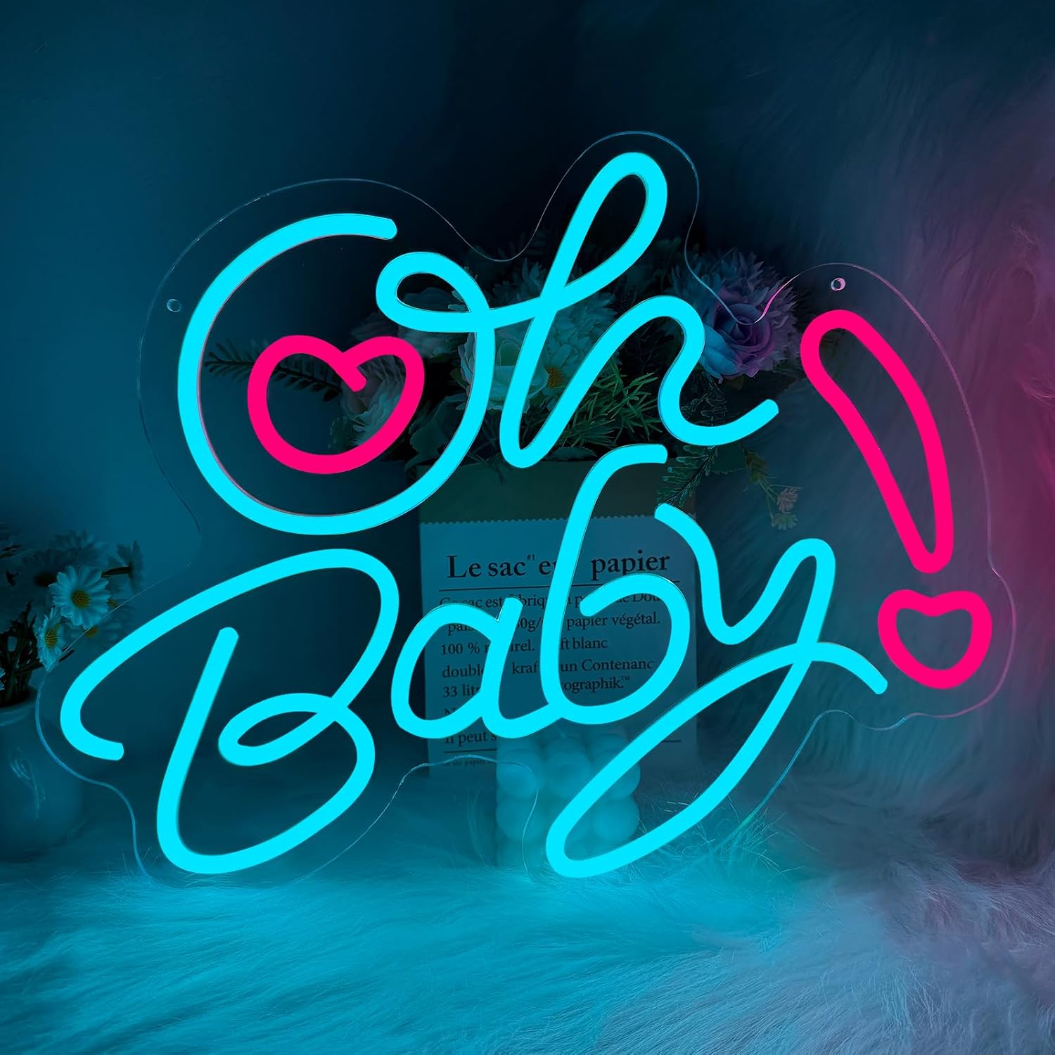 Oh Baby Heart LED Neonowy Znak – Baby Nursery Wall Lights recenzja i cena