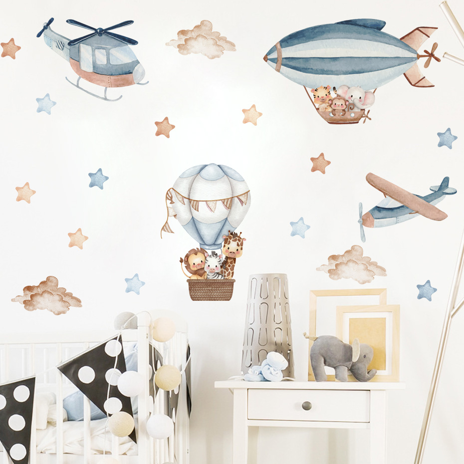Akwarela Zwierzęta Balon na go – Baby Nursery Boy recenzja i cena