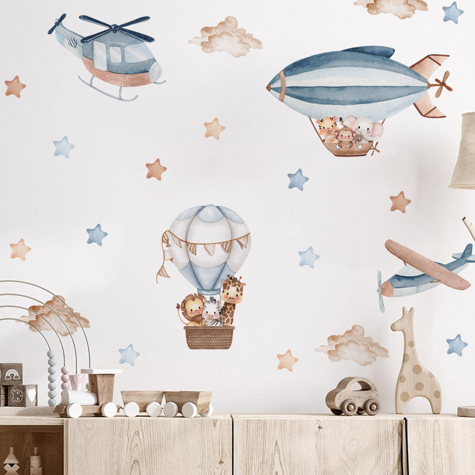 Akwarela Zwierzęta Balon na go – Baby Nursery Boy recenzja i cena