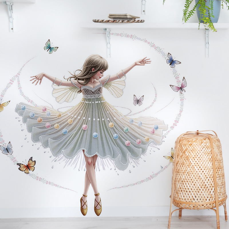 Tańcząca dziewczyna Winylowe n – Baby Nursery Decor Girl recenzja i cena