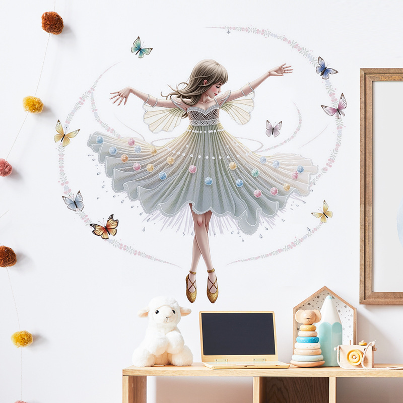 Tańcząca dziewczyna Winylowe n – Baby Nursery Decor Girl recenzja i cena